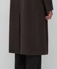 MUSINSA STANDARD Cashmere Blend Daddy Shoulder Double Long Coat [Heather Brown]