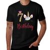 7th Birthday Unicorn Dabbing 7 Years Old 7th Birthday Unicorn Birthday Shirts For Girls 7 Year Old Girl Unicorn Shi Tshirt