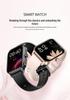Bluetooth Calling Health Monitoring Sports Watch with Square Screen and Pedometer - I126 Model
