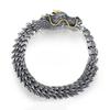Dragon Bracelet Men's Retro Domineering Trend Men's Bracelet Silver-plated Bracelet Keel Cold Wind Advanced Sense
