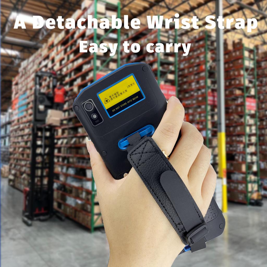 Bisofice Android 13.0 Barcode Scanner Handheld Mobile PDA Terminal Machine Support 1D 2D QR Code with 5.7 Inch