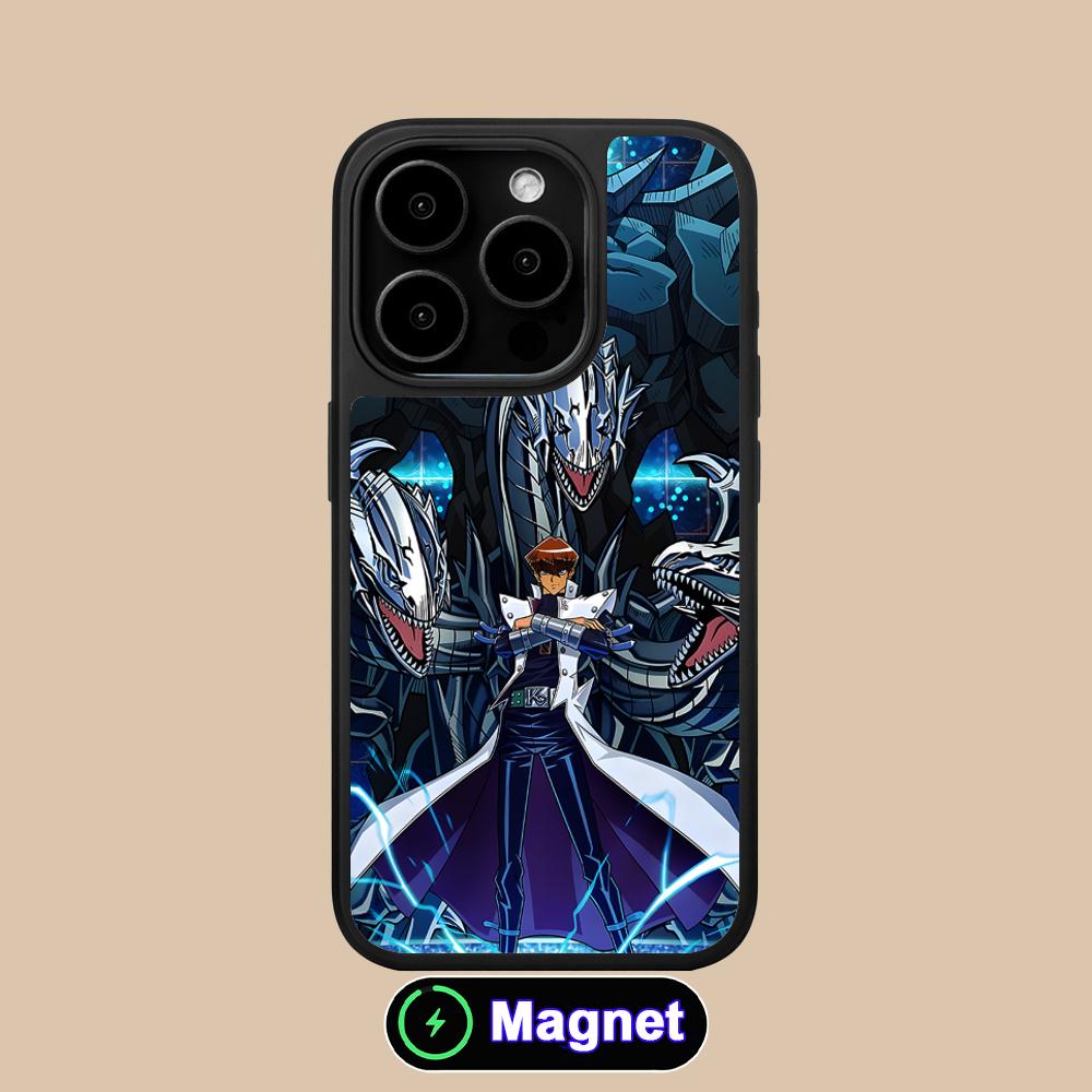 Yugioh Seto Kaiba Phone Case for iPhone 17 16 15 14 13 12 11 Air Pro Max Plus Matte Surface Magsafe Cover