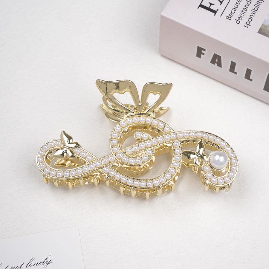 

Шпилька для волосся 10,5 см для жінок, блискучого кольору, шпилька-краб для хвостика, шпильки для волосся, жіночі перли, стрази, метелик, аксесуари для волосся pearl