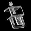 6 Pieces Fish Tank Screen Net Holder Bracket Landscape Net Mounting Holder Multifunctional Transparent Acrylic Bracket