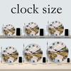 Impressionist High-Quality Landscape High-Quality Wooden High-Quality Wall High-Quality Clock, 10-16Inch High-Quality Silent High-Quality Wall