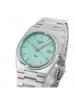 PRX T137.410.33.021.00 stylish, elegant stainless steel quartz men's watch with golden round dial date display. men's T137.410.11.091.01