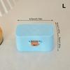 Mini Jewelry Storage Box Portable Home Travel Earrings Necklace Storage Case For Women Ring Organizer With Mirror Display Case