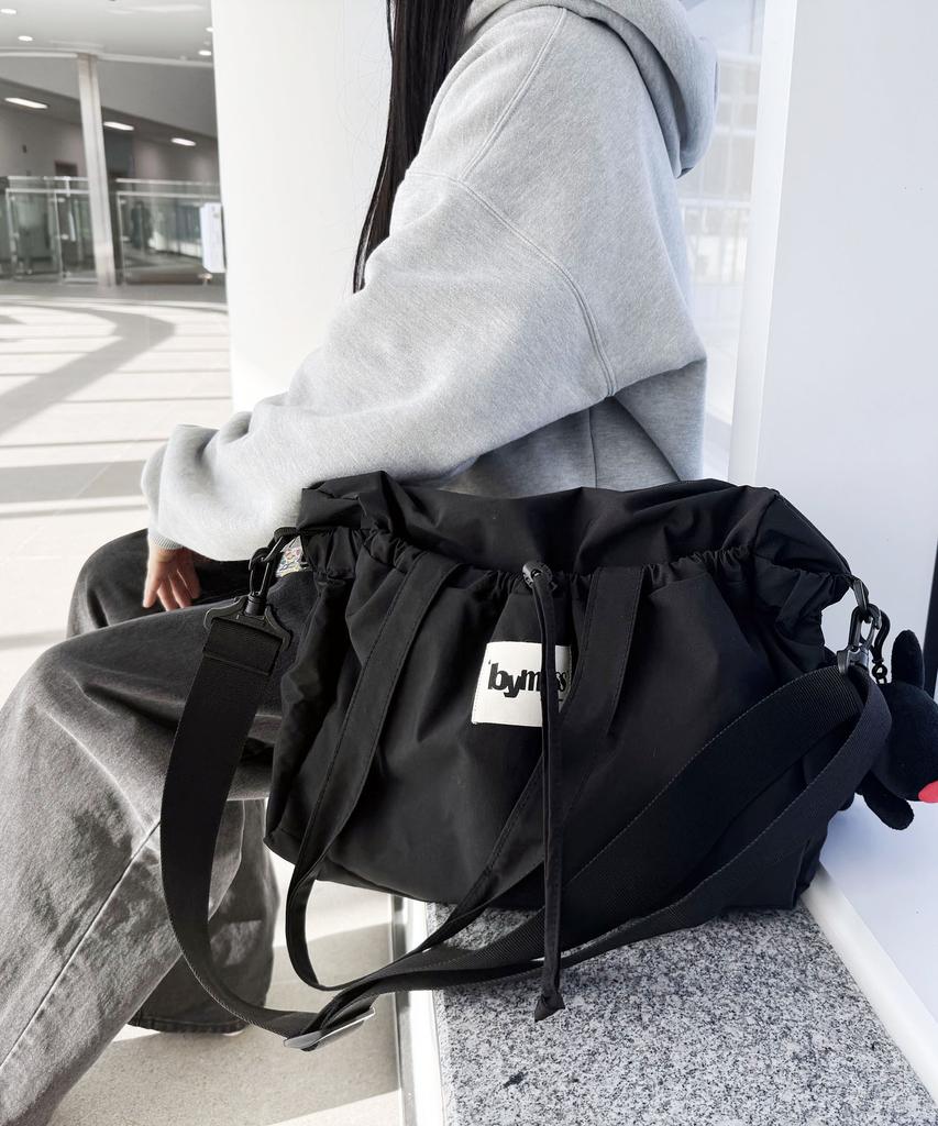 Bymoss Big String Pocket Shoulder & Crossbody Bag