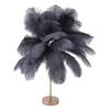 Decorative Table Lamp 30PCS Feathers USB Rechargeable Light Touch Control Desk Light Built In