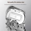 Silent Stainless Steel Pet Water Fountain and Feeder