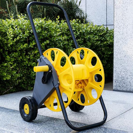 Gartenschlauchwagen mit Rädern, robust, tragbar, für den Außenbereich, Hof, Terrasse