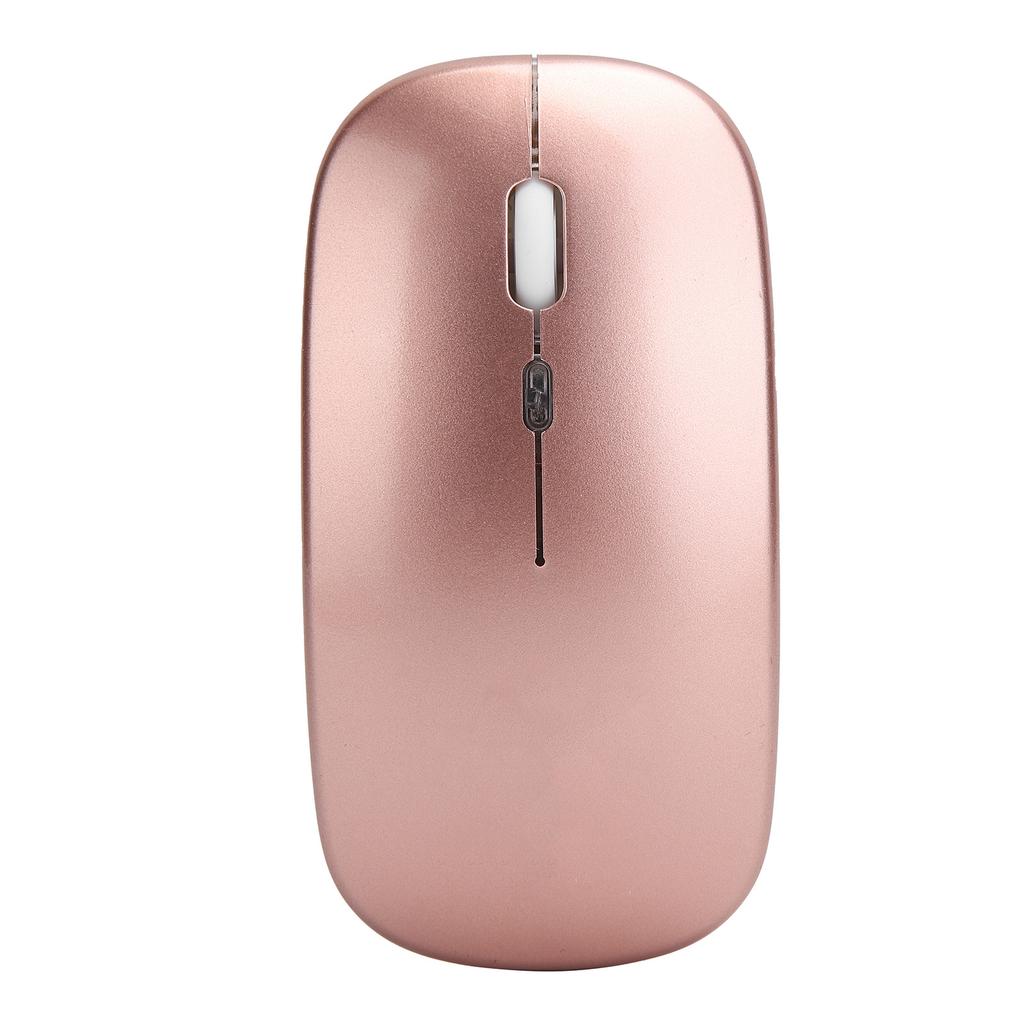 2,4G Drahtlose Maus Home Office Tragbare Beleuchtete Maus für Laptops Desktop-Computer Roségold
