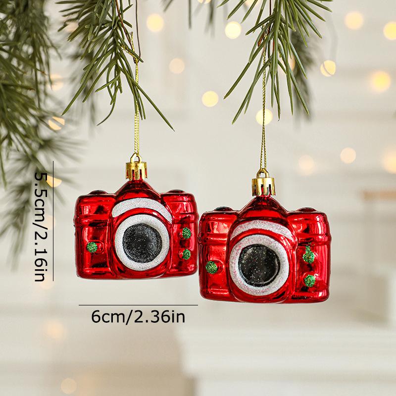 

2 шт. Подвески в виде Санта-Клауса, Рождественские шары, Товары для вечеринок, Украшение для рождественской елки, Детские подарки, Доступно несколько вариантов