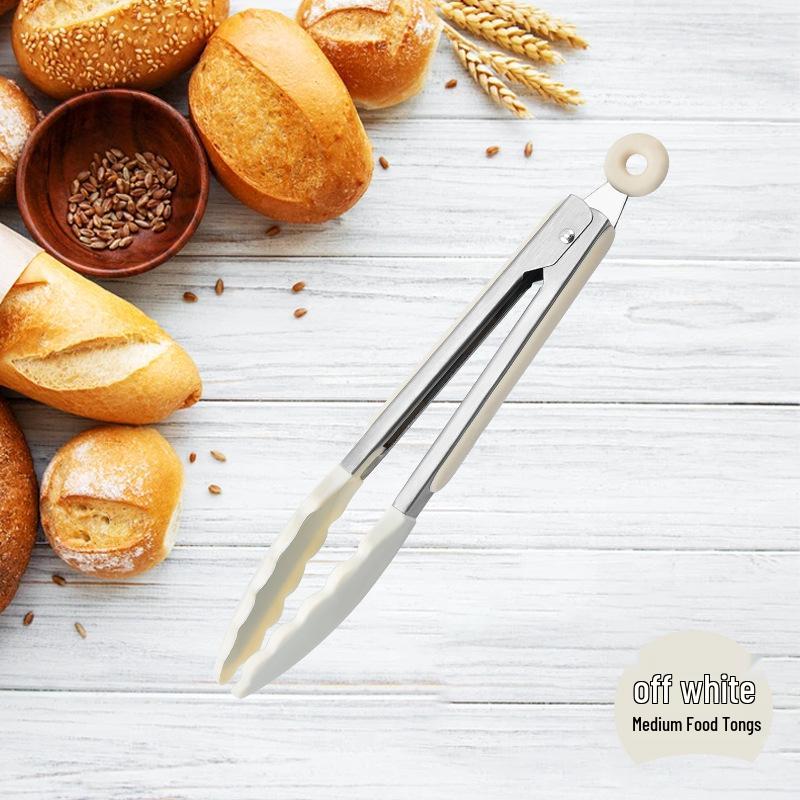 Silikon Edelstahl Steak- & BBQ-Zange - Küchen- & Backwerkzeug