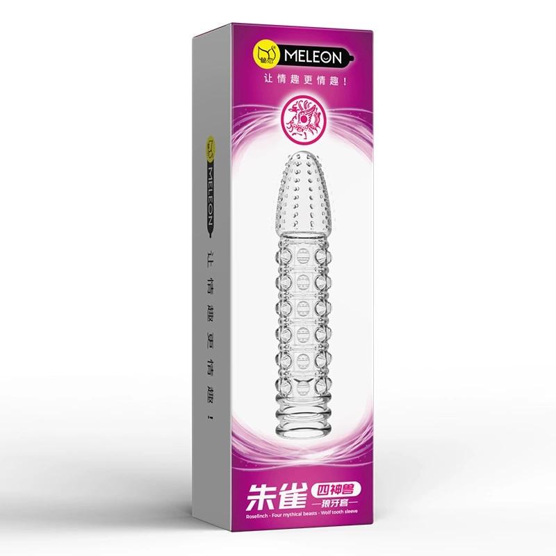 3pcs Extensions Condom Male Enlargement Penis Sleeve Men Delay Dot Clit Massage Cock Ring vibrating Cover Adult Sex Toys lots