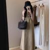 High-end sleeveless vest dress for women, new summer slimming figure-covering long dress, stunning summer skirt