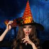 Retro Witch Hat Cloak Wand Accessory Unique Pumpkin Wizard Hat Fashion Accessory