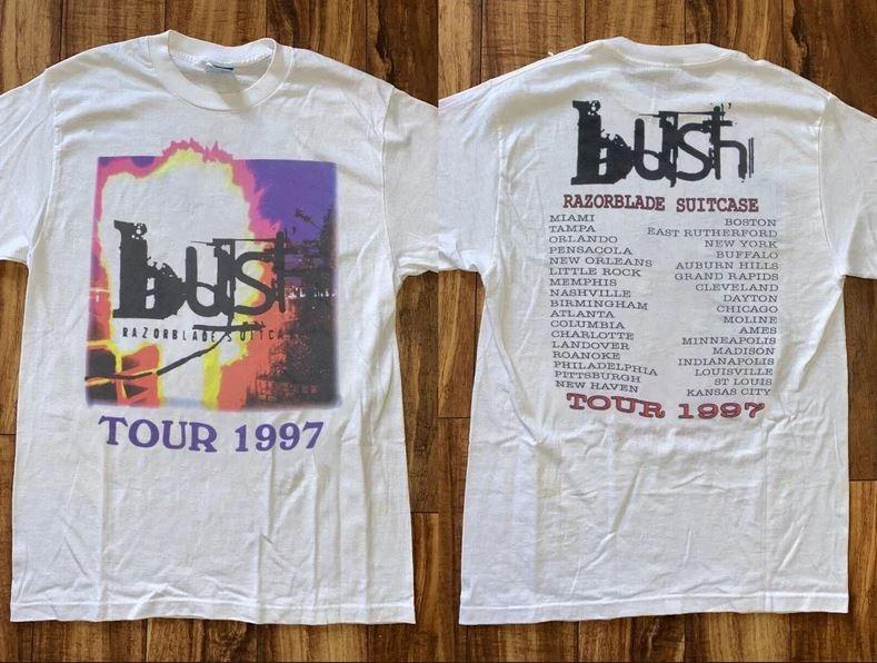 

Bush Razorblade Suitcase Tour 1997 TShirt Unisex T-Shirt S