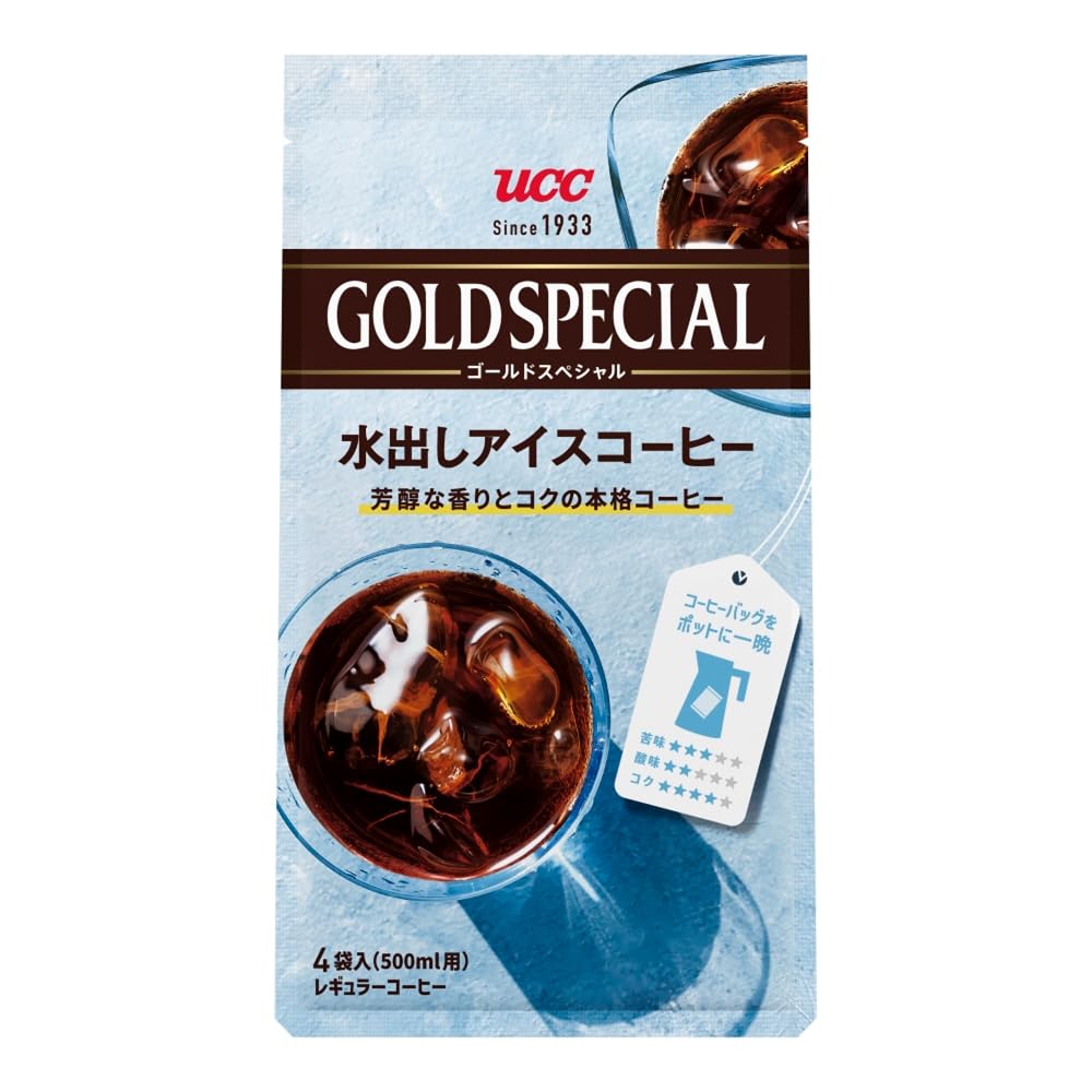 

UCC Gold Special Coffee Bag Cold Brew Iced Coffee 4P x 12 x Bags (6 2)