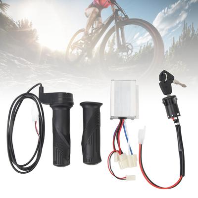 12V 250W Bike Controller Kit Twist Throttle Grip Ignition Switch Accurate Control Versatile Bike Part for Electric Bikes Tricycles Motorcycles