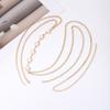 Mary Niche Styleeasiest for Match Imitation Pearl Waist Chain Casualins Styleclassy Sense Clavicle Chain Silver Jewelry Body Chain