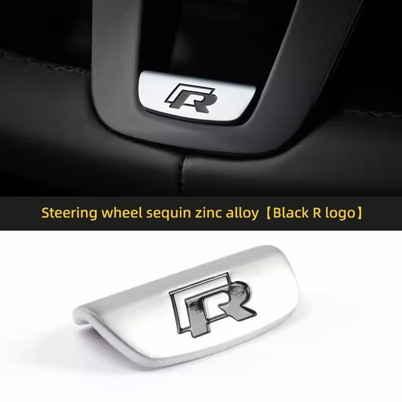 

1 шт. R RLine Декоративная накладка на рулевое колесо автомобиля Эмблема Наклейка для Scirocco Polo T5 Passat b6 Golf mk5 Tiguan Jetta CC