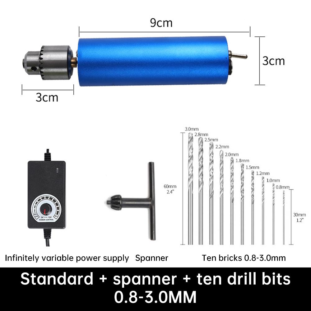 Brushless Mini Drill 220V 13000rpm Stepless Speed-adjustable Handheld Metal Electric Grinder Polishing Engraving Electric Drill