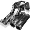 For YAMAHA DT125 DT 125 Motorcycle DT125 Lever Adjustable Brake Clutch Levers Handlebar Handle Grips 1987-2006 2005 2006