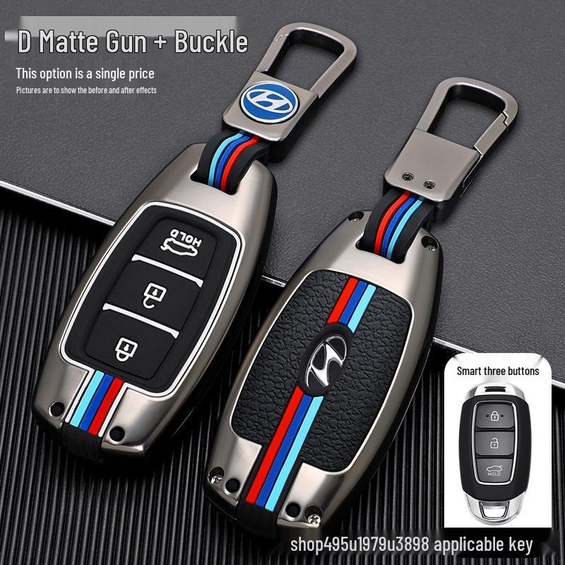 Elantra Key Case for Hyundai: Metal Shell for Mistra/Festa/ix35 Models 2022