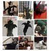 Cat Bat Wing Pet Cosplay Bat Costume Felt Dog Cat Bat Wings Apparel for Halloween Party Dress Up Accessory