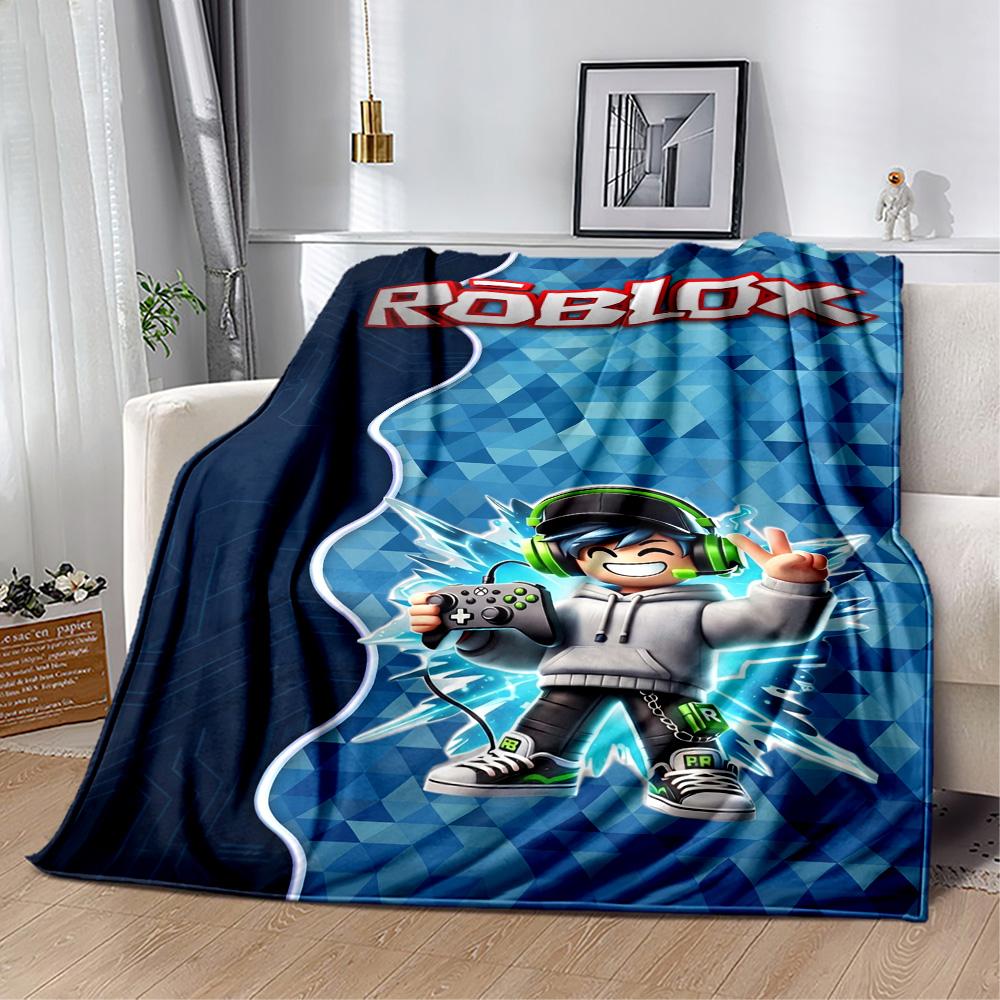 Roblox 504 Couverture Douce & Confortable Idéale pour Chaise Bord de Mer Canapé pour Toutes les Occasions Impression Numérique Cadeau pour Voyage Maison Anniversaires