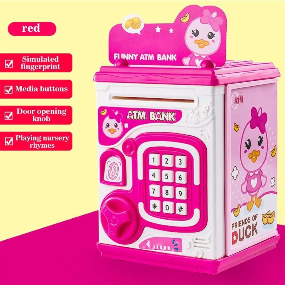 Money Box Electronic Bank Safe Box Fingerprint Children Money Boxes  Children/Kids