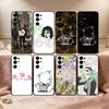 B-Bladee DG 3-3-3 Phone Case Black Silicone Soft For Samsung S25,S24,S21,S22,S23,S30,Ultra,S20,Plus,Fe,Lite