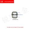 Adjustable Metal D-Ring Buckle Shoulder Strap Webbing for Luggage