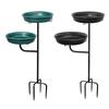 Bird Feeder And Bath Bird Feeder with Four-Prong Stake Outdoor Bird