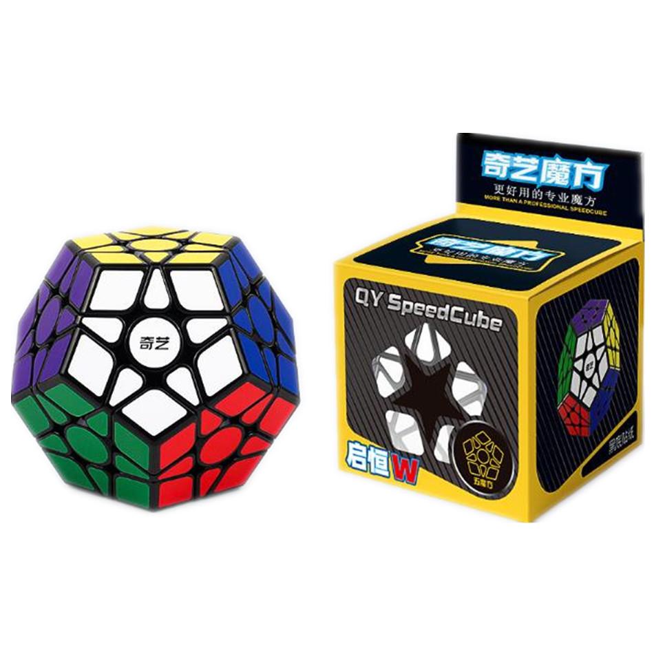 QiYi Qiheng/W/S/S2/M Megaminx Cubes 3x3 2x2 Dodecahedron Profession Speed Cube 12 Face Educational Puzzle Cubo Magico Toys Gifts