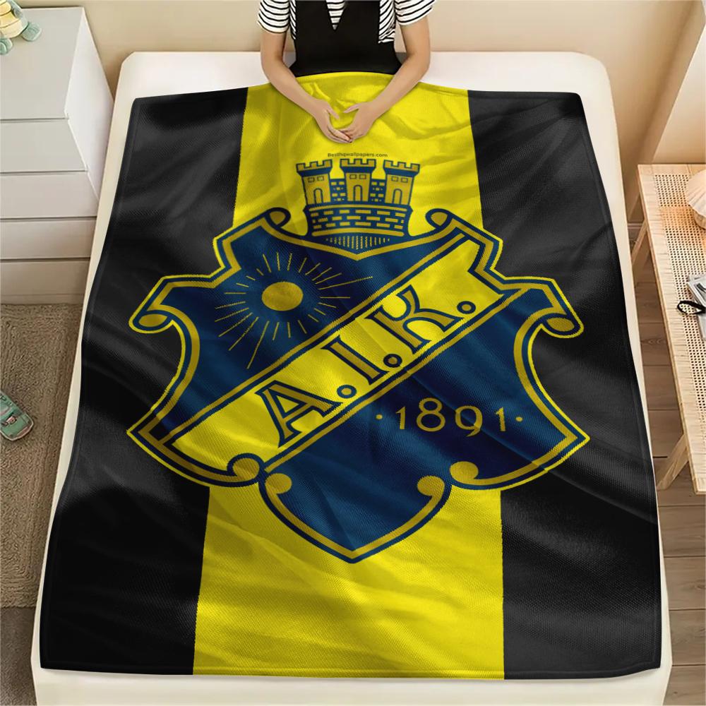 1PC AIK Print Flannel Blanket, High Quality Comfortable for All Seasons, Home Decor, Warmth and Comfort, Perfect for Christmas Gifts