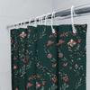 Green Floral Shower Curtain Decorate Your Bathroom With This Beautiful Pattern!