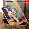 Animal series pearl painting cat diy handmade 5D highvalue hanging living room decoration painting