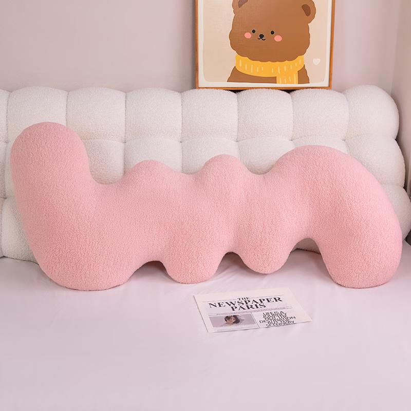 

Wavy Long Bolster Pillow for Home & Car