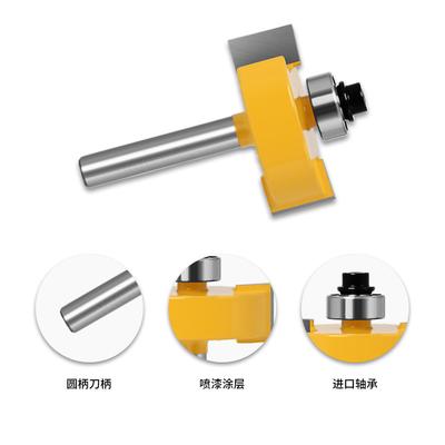 Ball T-Knife 11Mm Depth 15Mm Straight Knife Invisible Parts Two-In-One Slotting Knife Positioning Trimming Machine Knife Head Engraving
