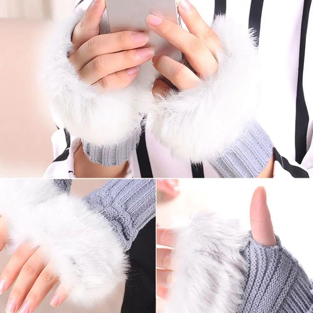 Durable 1.5M Faux Fur Ribbon DIY Solid Color Apparel Sewing Fluffy Trim Fur Stripe Christmas Decorations