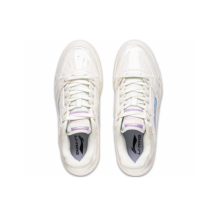Li Ning RSR 101 Low top Skateboard Shoes Women's Mist White ABCS108-1