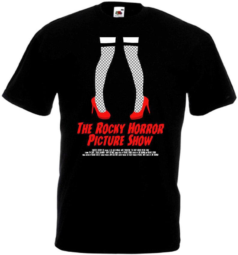 The Rocky Horror Picture Show v4 T-shirt black movie poster all sizes S5XL XXXXL