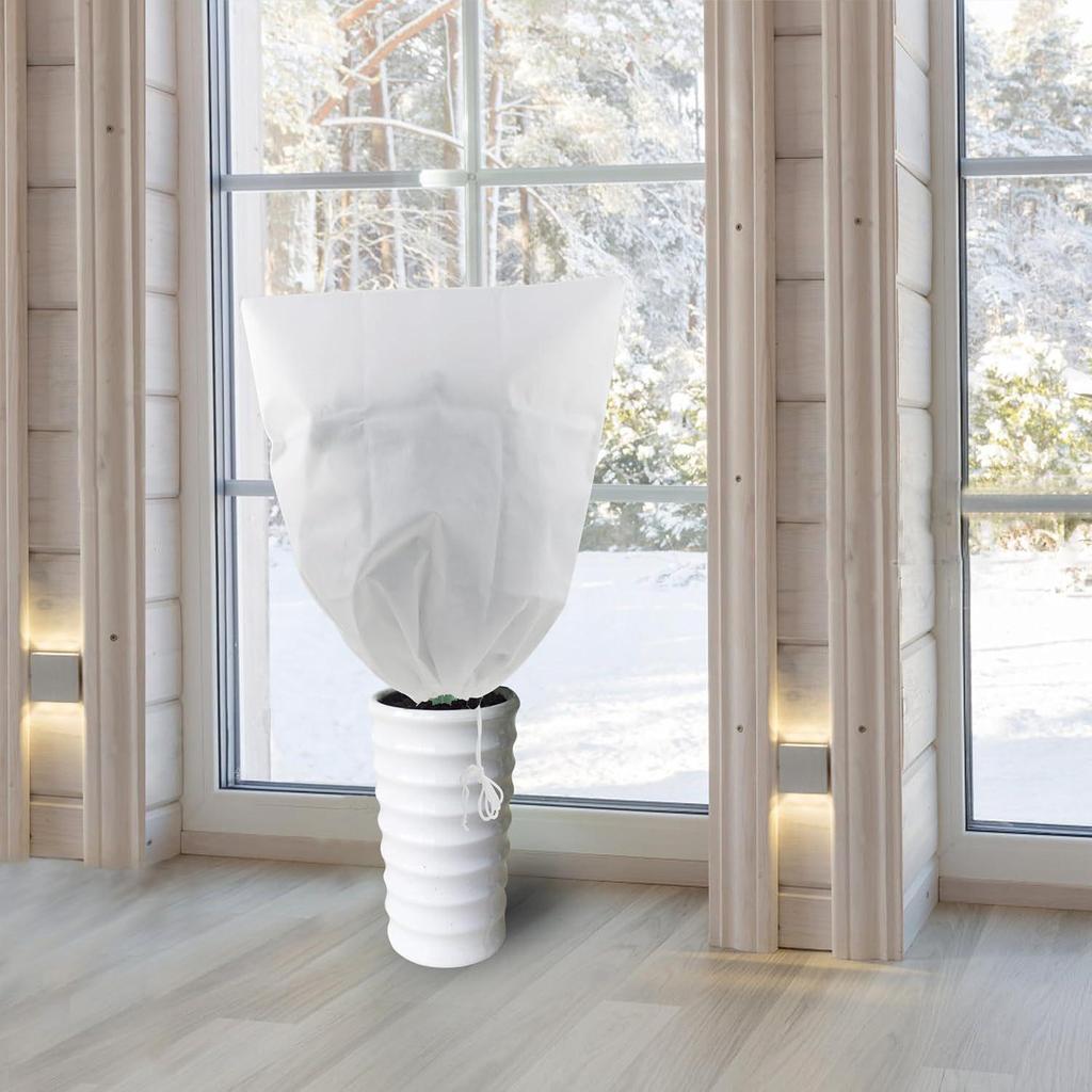 Winter Anti-Freeze Non-Woven Protective Cover with Insect-Proof Drawstring