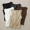 Summer Fashion Women's One-Shoulder Ribbed Sleeveless Top