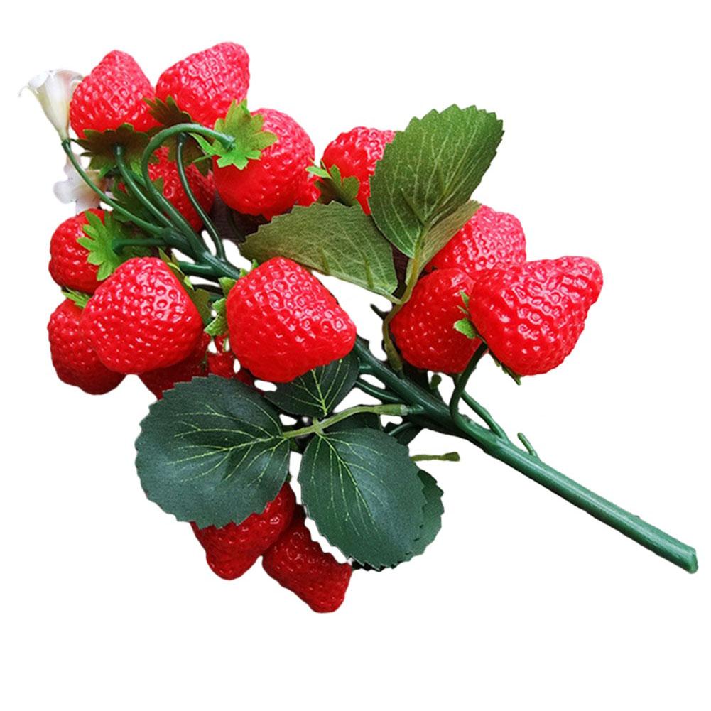 1pc Fake Fruit Longan Artificial Lychee Blueberry Cherries Home Decorations Plastic Foam Fake Fruit Window Display Ornaments