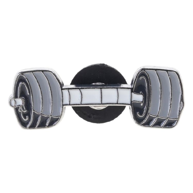 

Fitness Themed Cute Mouse Pin Funny Fitness Mouse Enamel Pin Comfortable Fashion Barbell Lapel Pin Accent 1