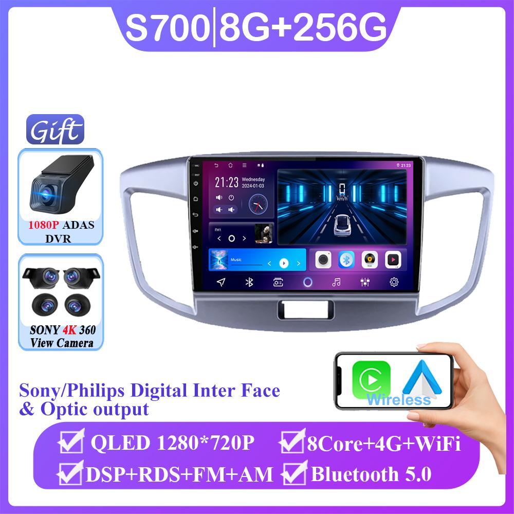 Android 14 Radio For Suzuki Wagon 2015 Car Radio Player GPS Navigation Stereo Head Unit Wireless Android Auto Intelligent System