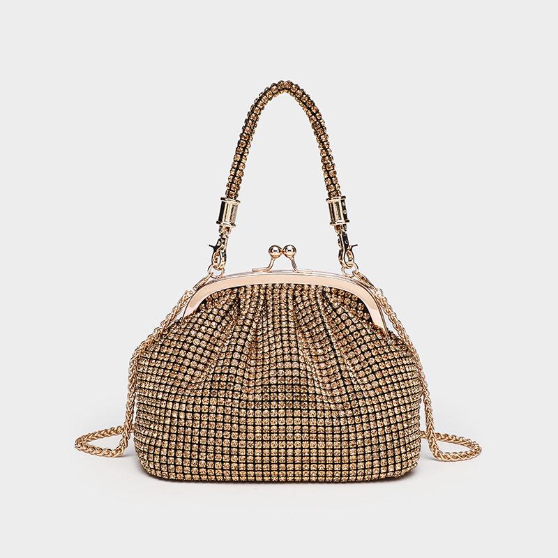 Rhinestone Diamond Sparkling Evening Clutch Handbag Crossbody Bag